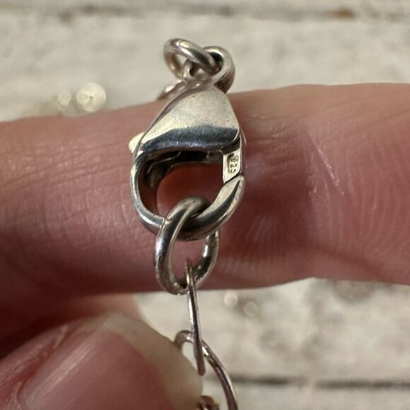 Vintage Bundle Of 2 100” Sterling O-Link Necklaces - Picture 12 of 13